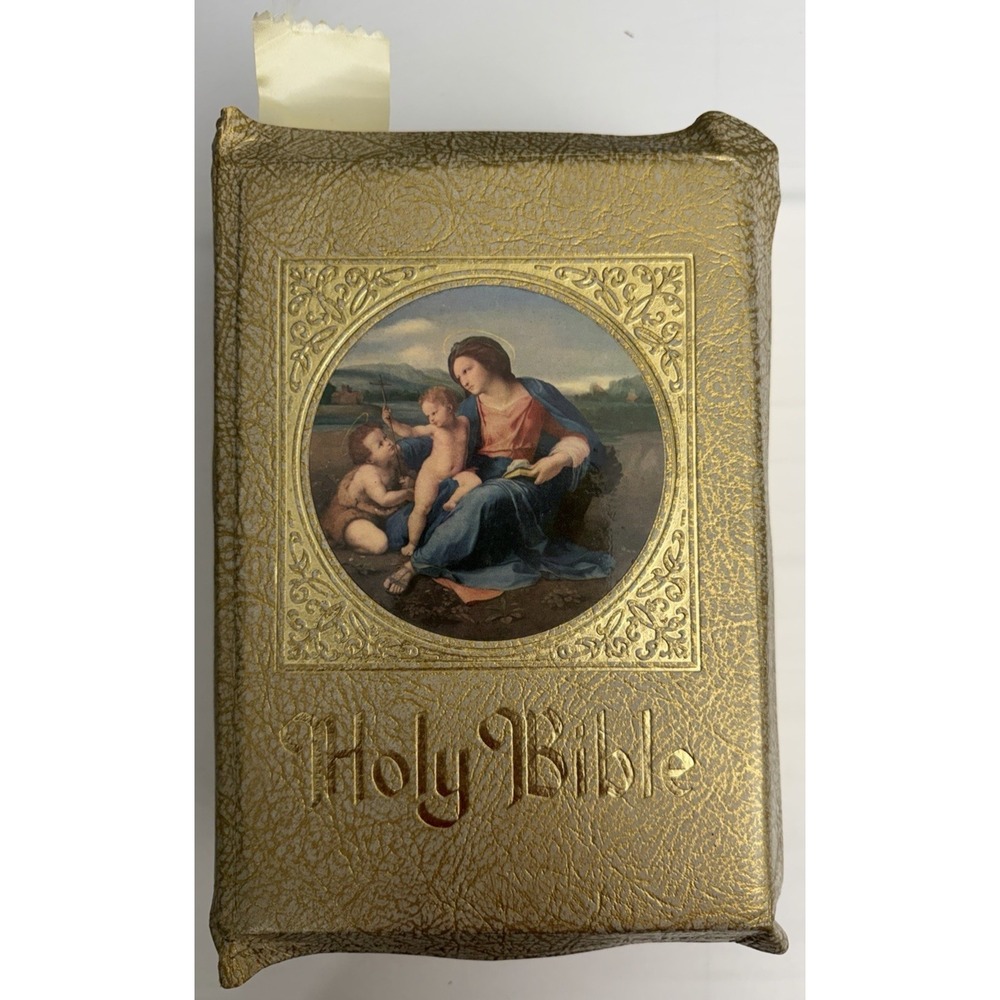 Vintage Holy Bible The Family Rosary Commemorative Edition The Marian Year 1957